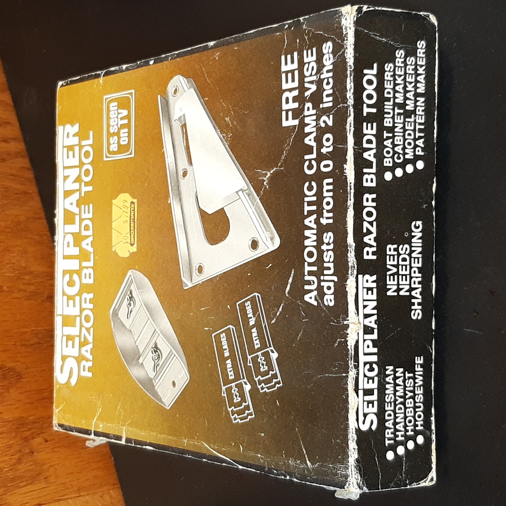 SelectPlaner Razor Blade Tool NIB, Box has wear